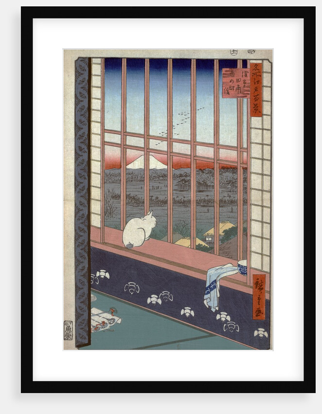 Asakusa ricefields and torinomachi festival by Ando Hiroshige