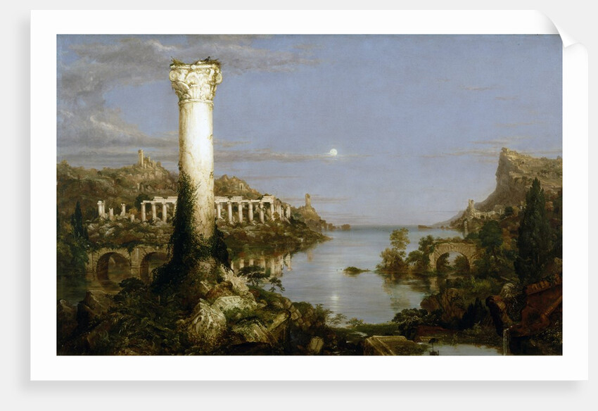 The Course of Empire - Desolation by Thomas Cole