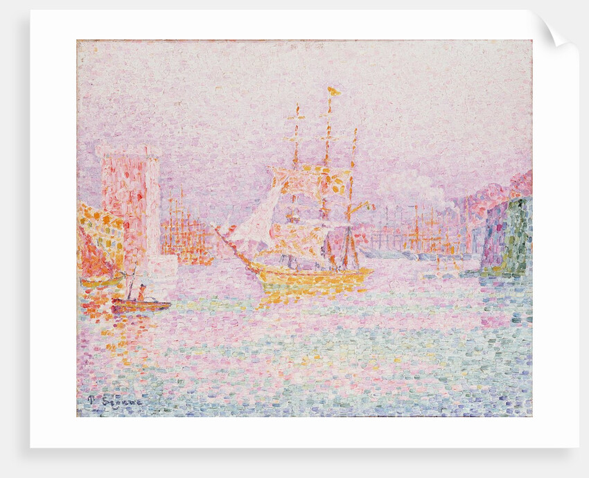 The Harbour at Marseilles by Paul Signac
