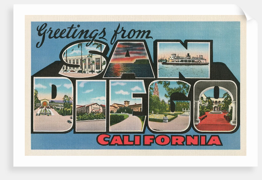 Greetings from San Diego, California by Anonymous