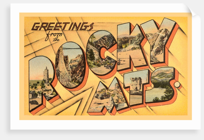 Greetings from the Rocky Mountains by Anonymous