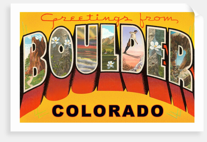 Greetings from Boulder, Colorado by Anonymous