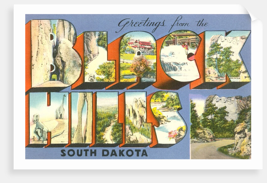 Greetings from the Black Hills, South Dakota by Anonymous