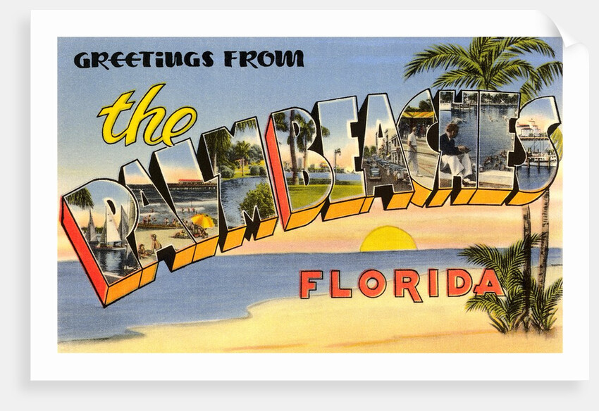 Greetings from the Palm Beaches, Florida by Anonymous