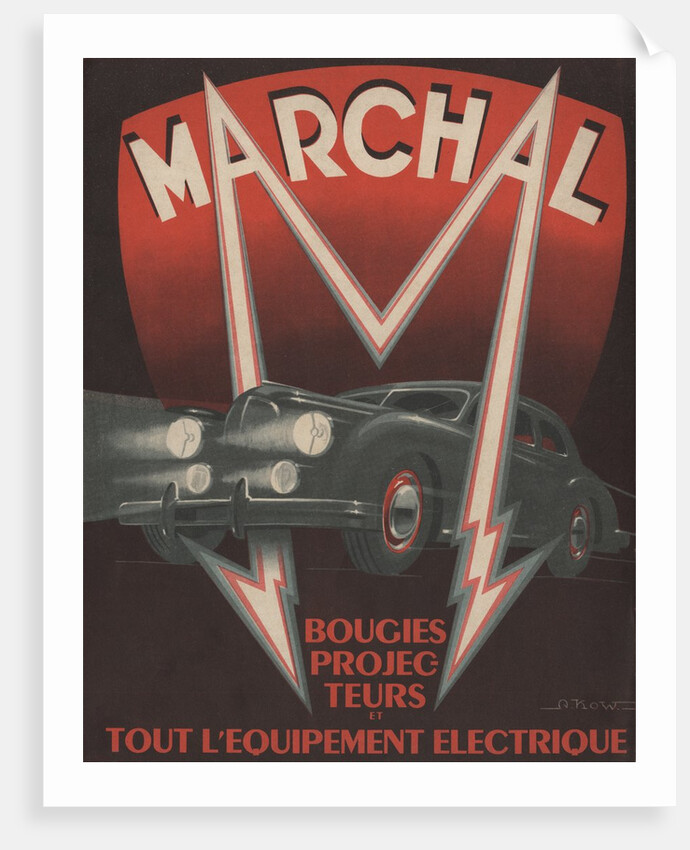 Marchal headlight advertisement by Anonymous