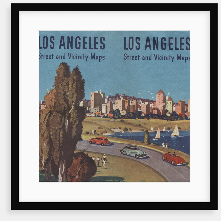 Illustration for Los Angeles Street and Vicinity Maps by Anonymous
