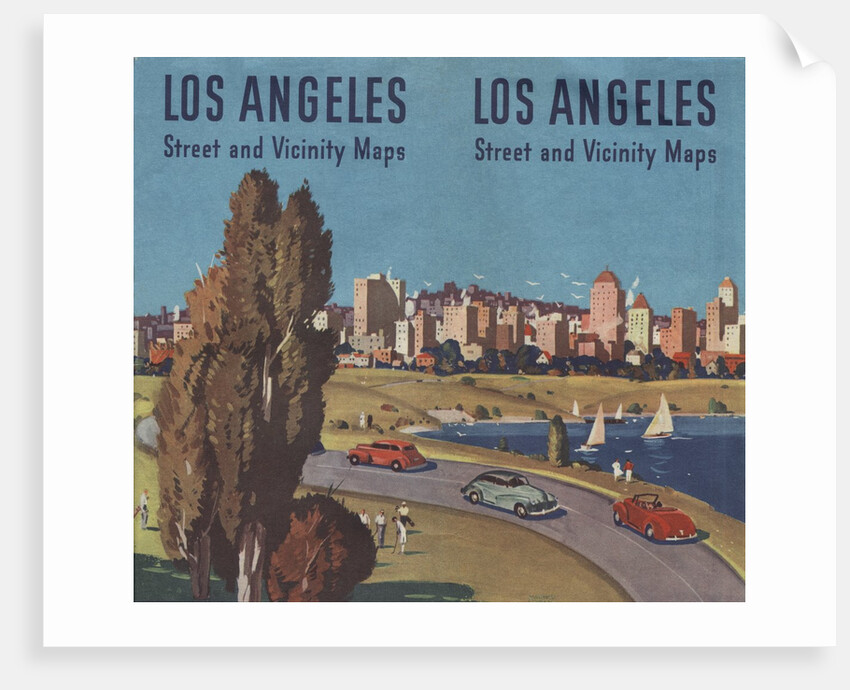 Illustration for Los Angeles Street and Vicinity Maps by Anonymous
