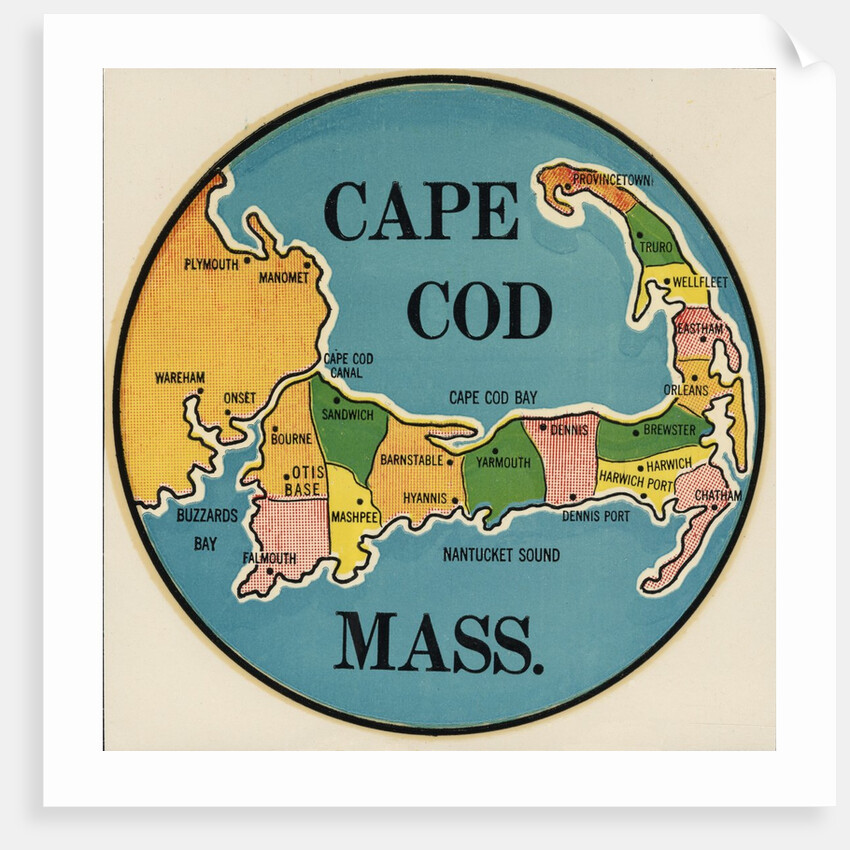 Cape Cod travel decal by Anonymous