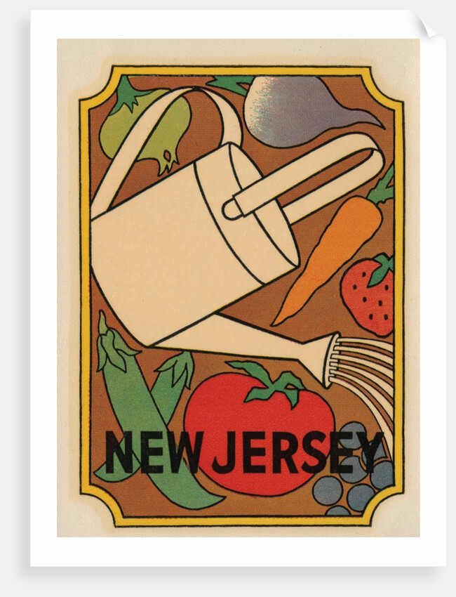 New Jersey travel decal by Anonymous