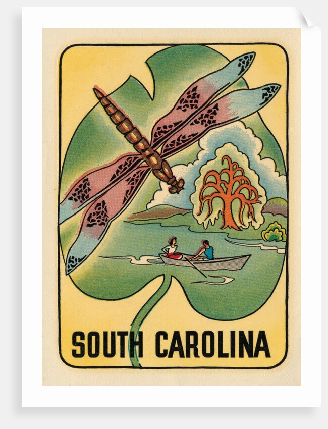 South Carolina travel decal by Anonymous