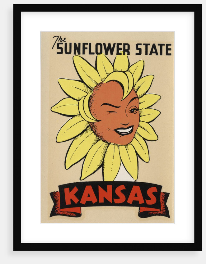 Kansas travel decal by Anonymous