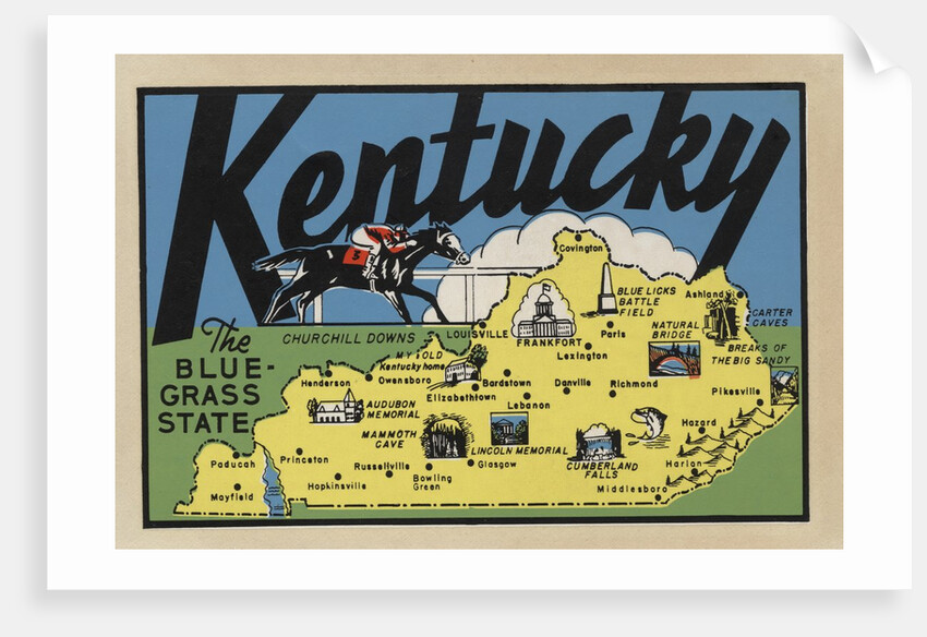 Kentucky travel decal by Anonymous