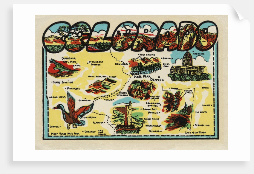 Colorado travel decal by Anonymous