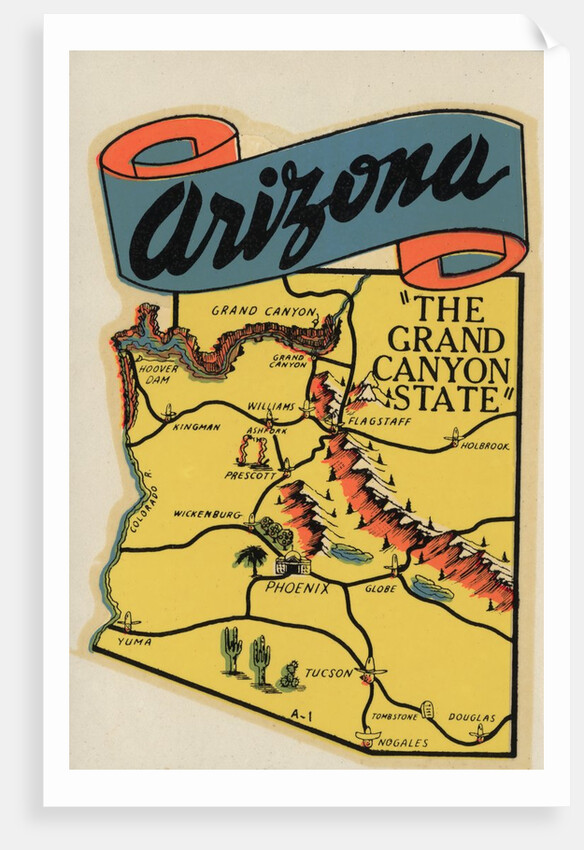 Arizona travel decal by Anonymous