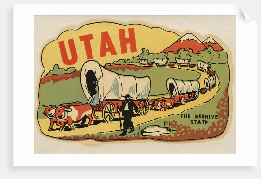Utah travel decal by Anonymous