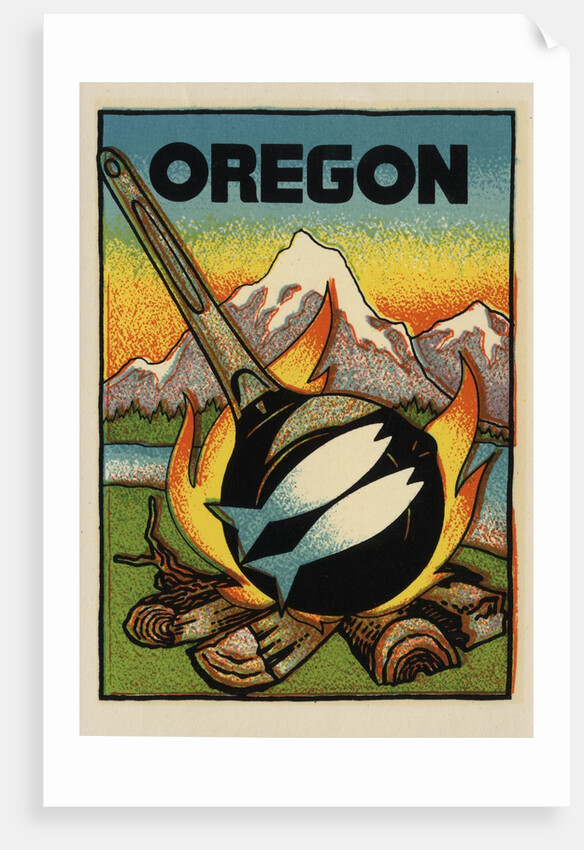 Oregon travel decal by Anonymous