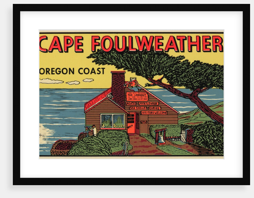 Cape Foulweather travel decal by Anonymous