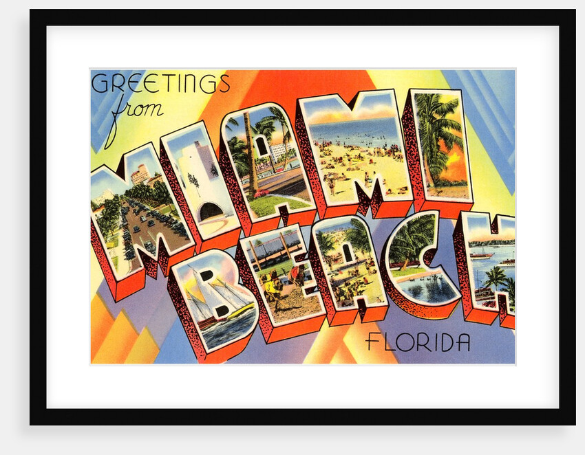 Greetings from Miami Beach, Florida by Anonymous