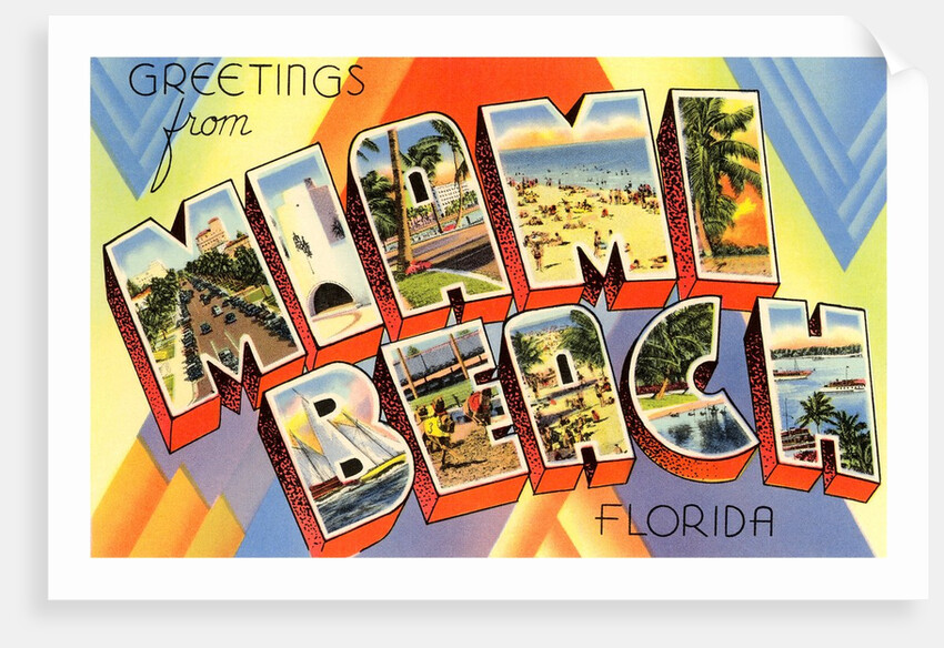 Greetings from Miami Beach, Florida by Anonymous