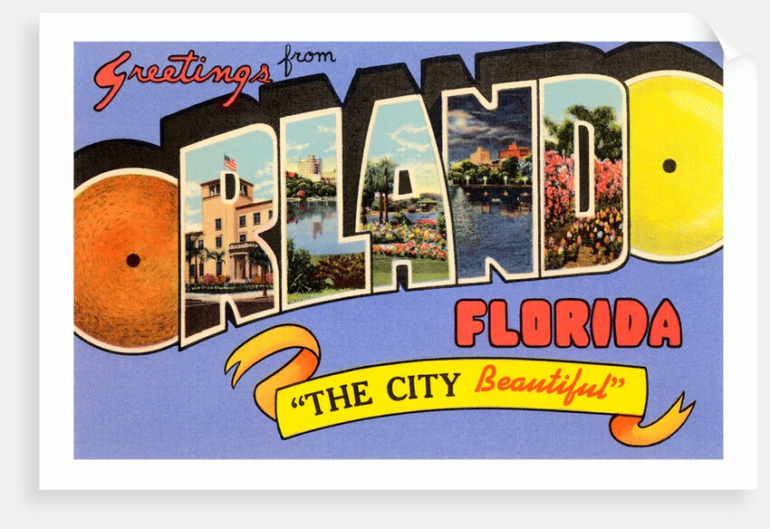 Greetings from Orlando, Florida, the City Beautiful by Anonymous