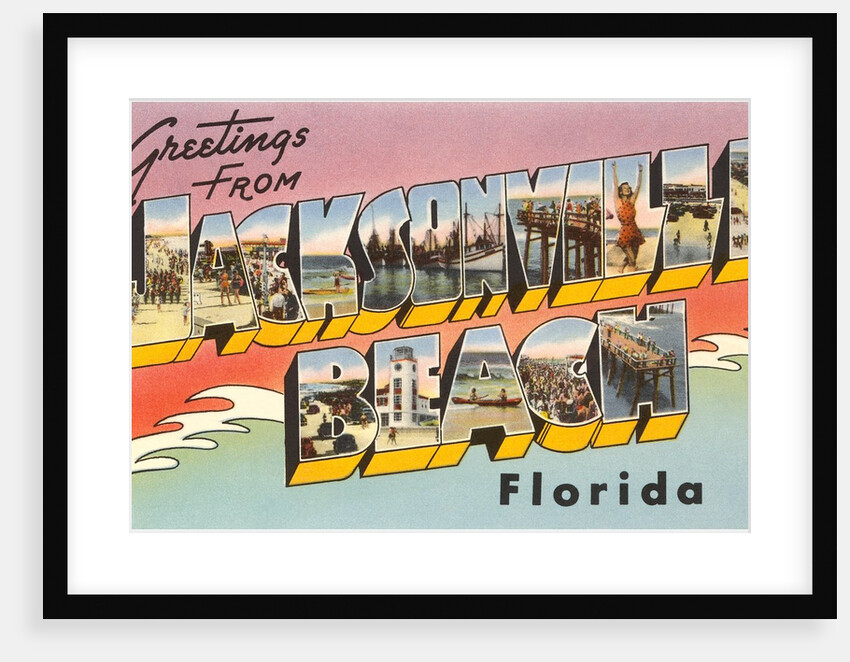 Greetings from Jacksonville Beach, Florida by Anonymous