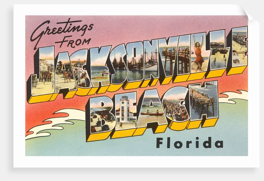 Greetings from Jacksonville Beach, Florida by Anonymous