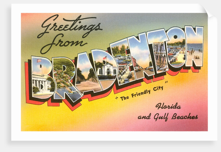 Greetings from Bradenton, Florida, and Gulf Beaches by Anonymous