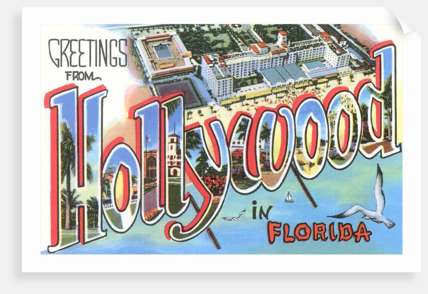 Greetings from Hollywood in Florida by Anonymous