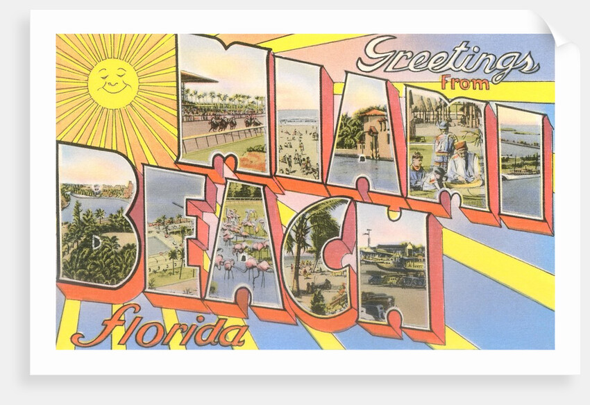 Greetings from Miami Beach, Florida by Anonymous