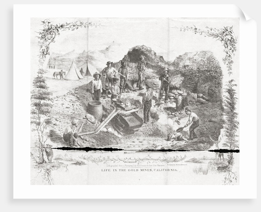 Life in the Gold Mines, California by Anonymous