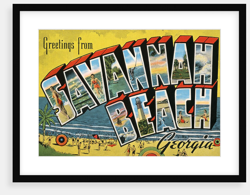 Greetings from Savannah Beach, Georgia by Anonymous