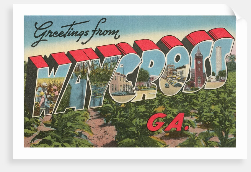 Greetings from Waycross, Georgia by Anonymous