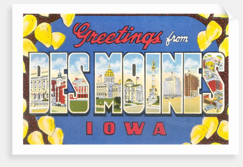 Greetings from Des Moines, Iowa by Anonymous