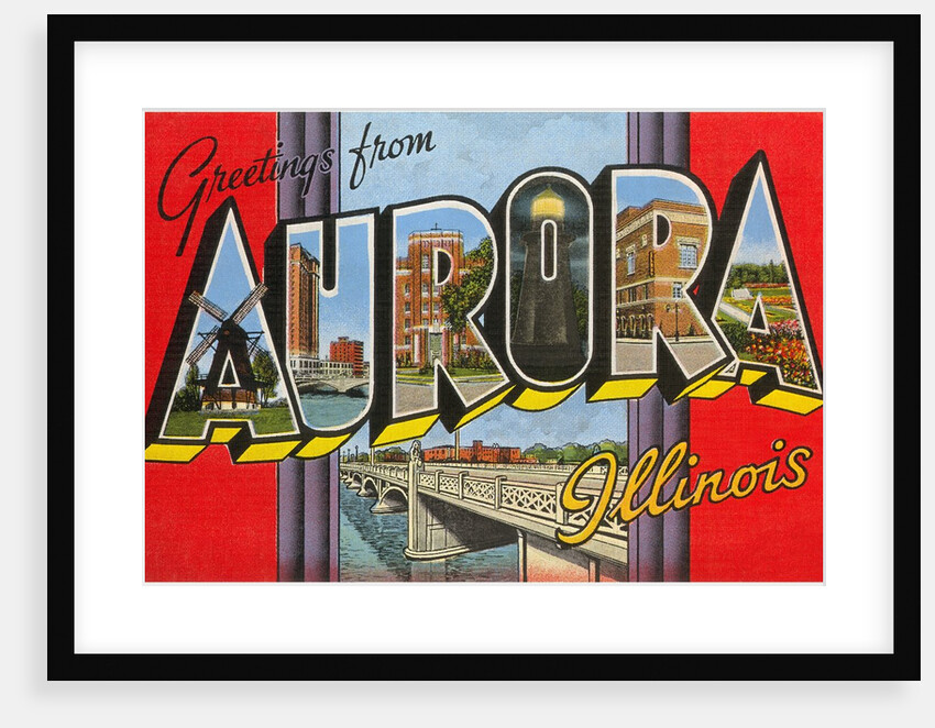 Greetings from Aurora, Illinois by Anonymous