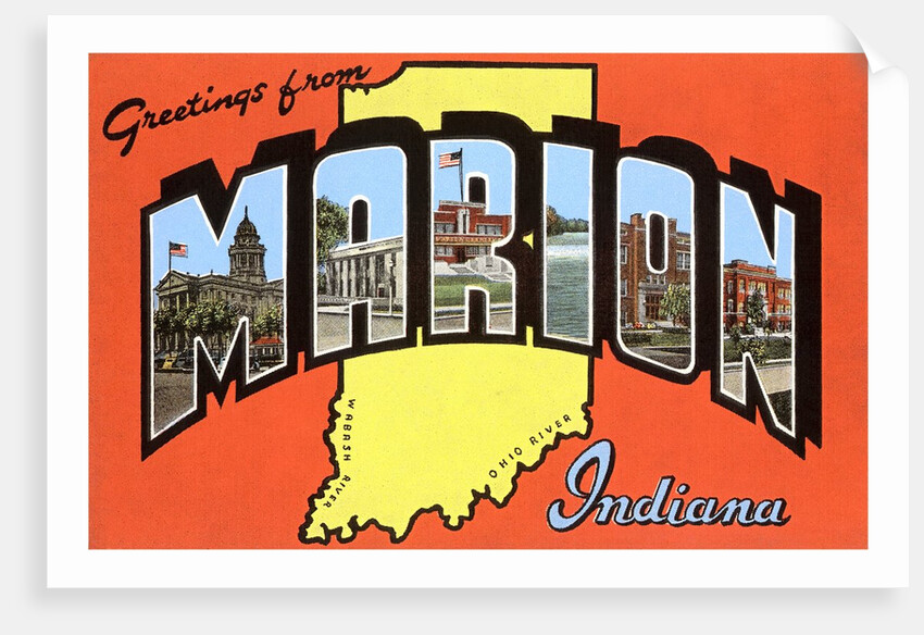 Greetings from Marion, Indiana by Anonymous