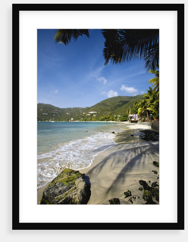 Tropical beach, Cane Garden Bay, Tortola island, British Virgin Islands by Anonymous