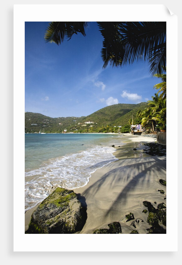 Tropical beach, Cane Garden Bay, Tortola island, British Virgin Islands by Anonymous