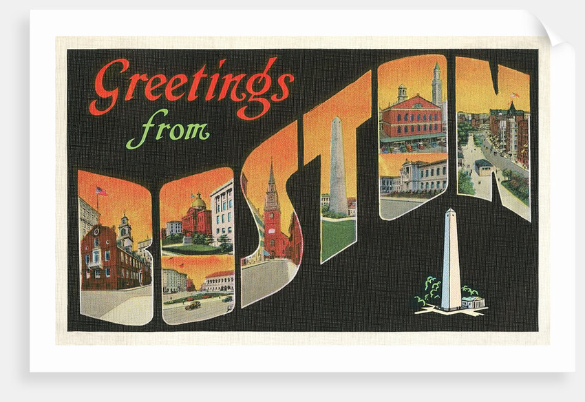Greetings from Boston, Massachusetts by Anonymous