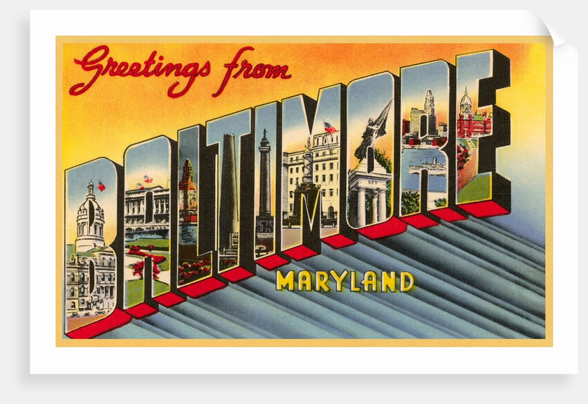 Greetings from Baltimore, Maryland by Anonymous