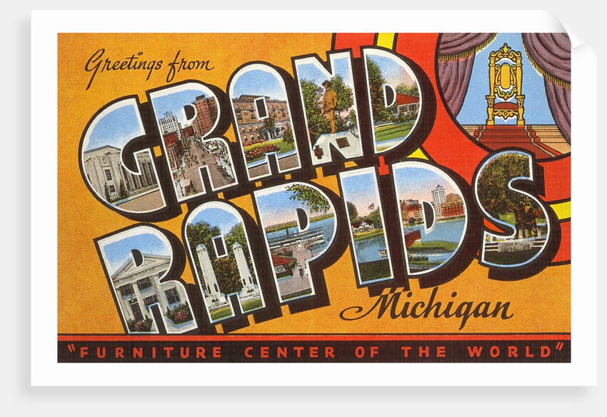 Greetings from Grand Rapids, Michigan, Furniture Center of the World by Anonymous