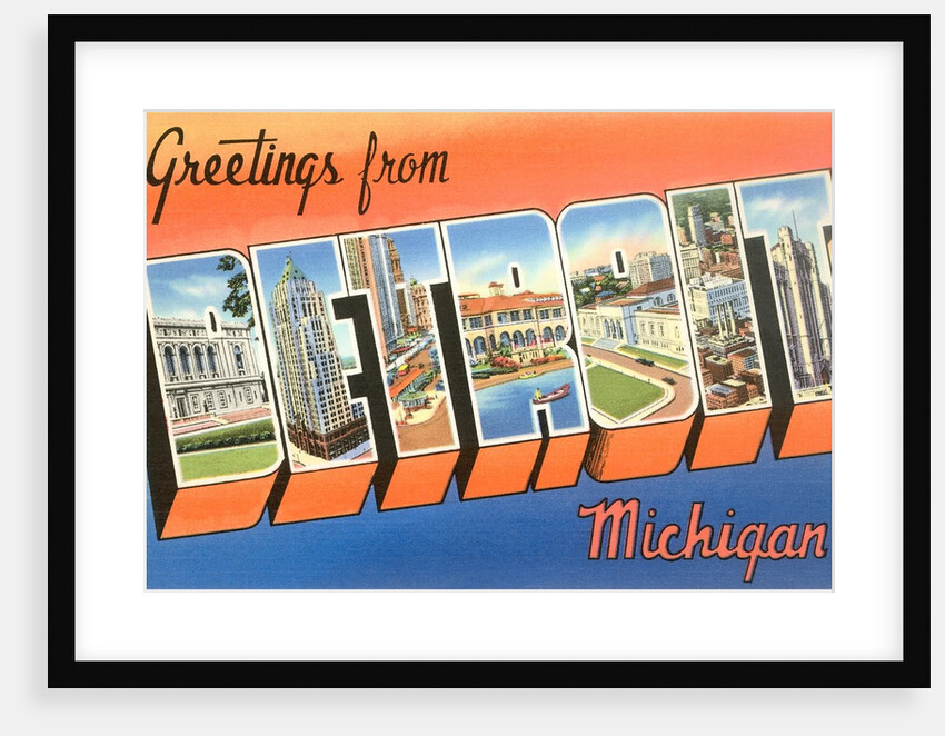 Greetings from Detroit, Michigan by Anonymous