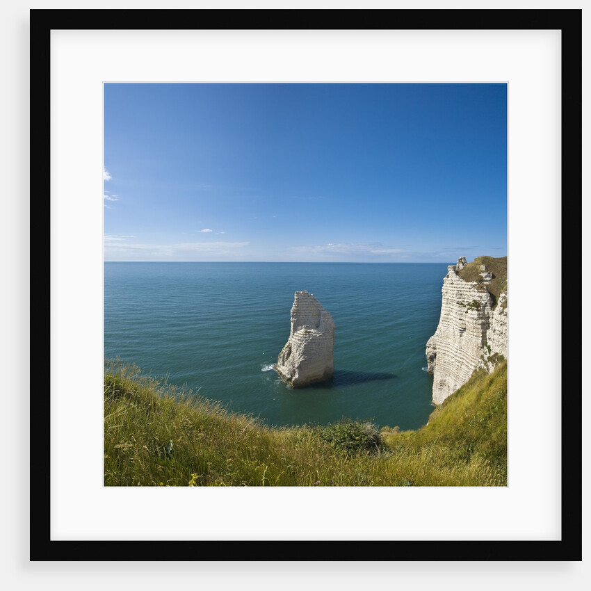 View of the Aiguille cliff , High Normandy , France by Anonymous