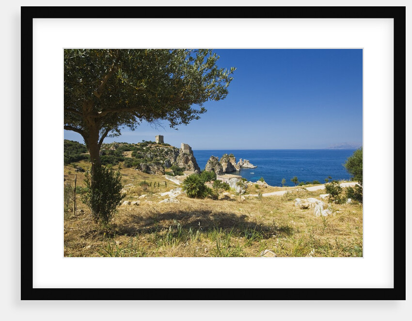 View of Tonnara di Scopello, Castellammare del Golfo, Sicily, Italy by Anonymous