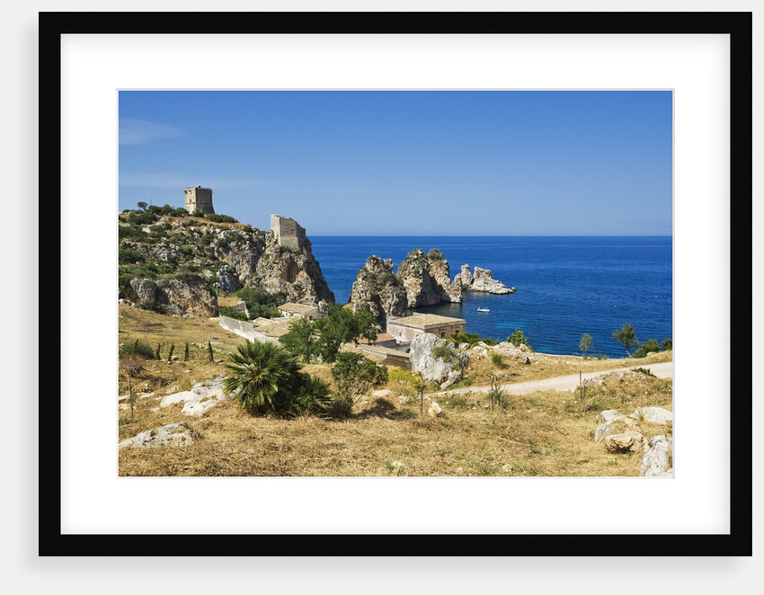 View of Tonnara di Scopello, Castellammare del Golfo, Sicily, Italy by Anonymous