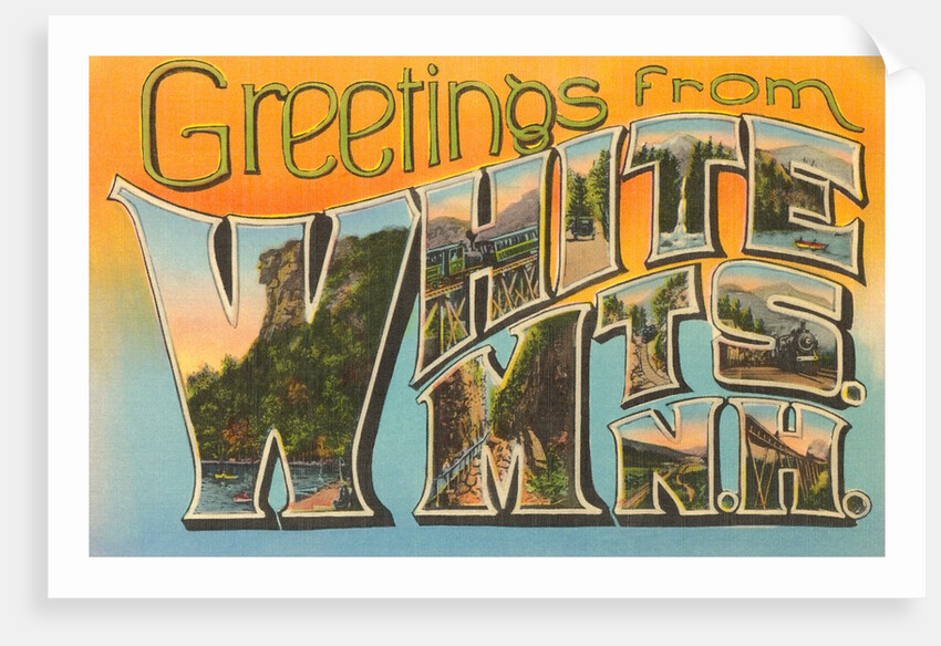 Greetings from White Mountains, New Hampshire by Anonymous