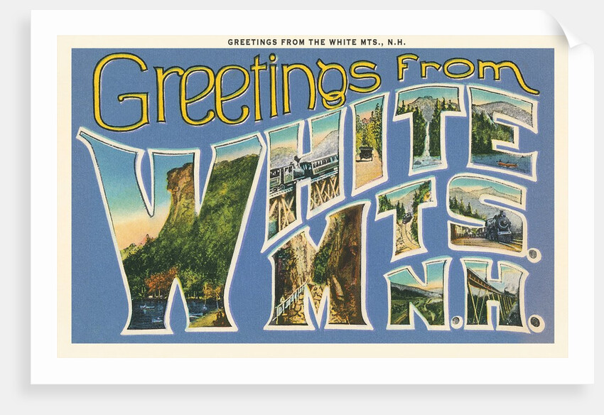 Greetings from White Mountains, New Hampshire by Anonymous
