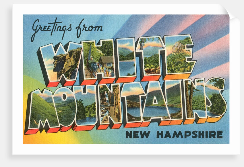 Greetings from White Mountains, New Hampshire by Anonymous