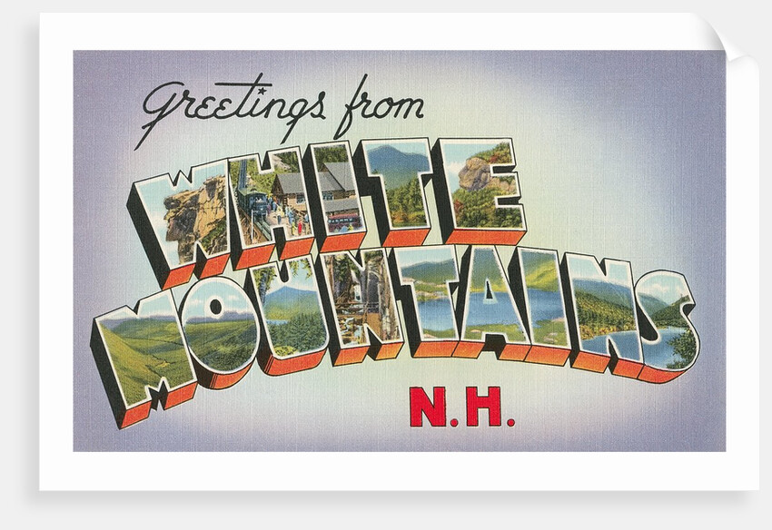 Greetings from White Mountains, New Hampshire by Anonymous