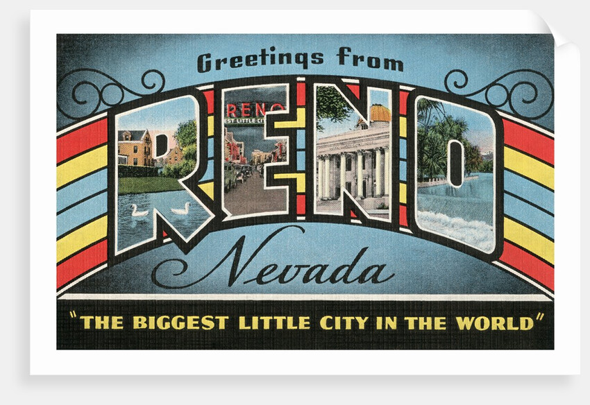 Greetings from Reno, Nevada, the Biggest Little City in the World by Anonymous