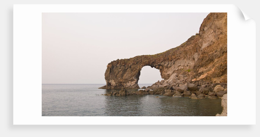 Natural arch at Pollara, Sicily, Italy by Anonymous